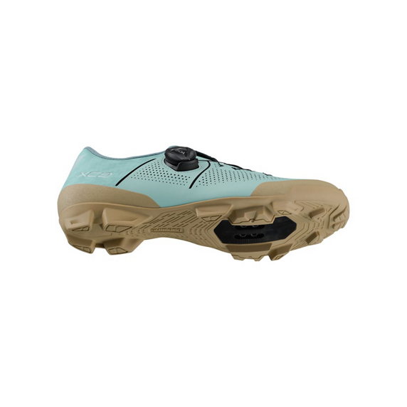 Shimano SH-XC302W – naisten SPD-ajokenkä pohja Surf Blue