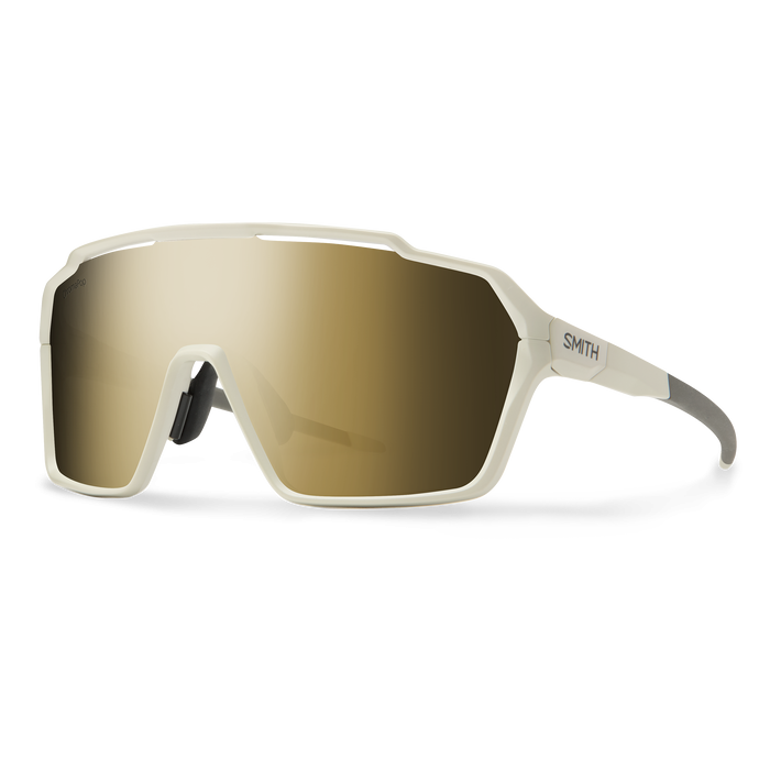SMITH Shift XL MAG Urheiluaurinkolasit – Matte Bone + ChromaPop Black Gold Mirror Lens