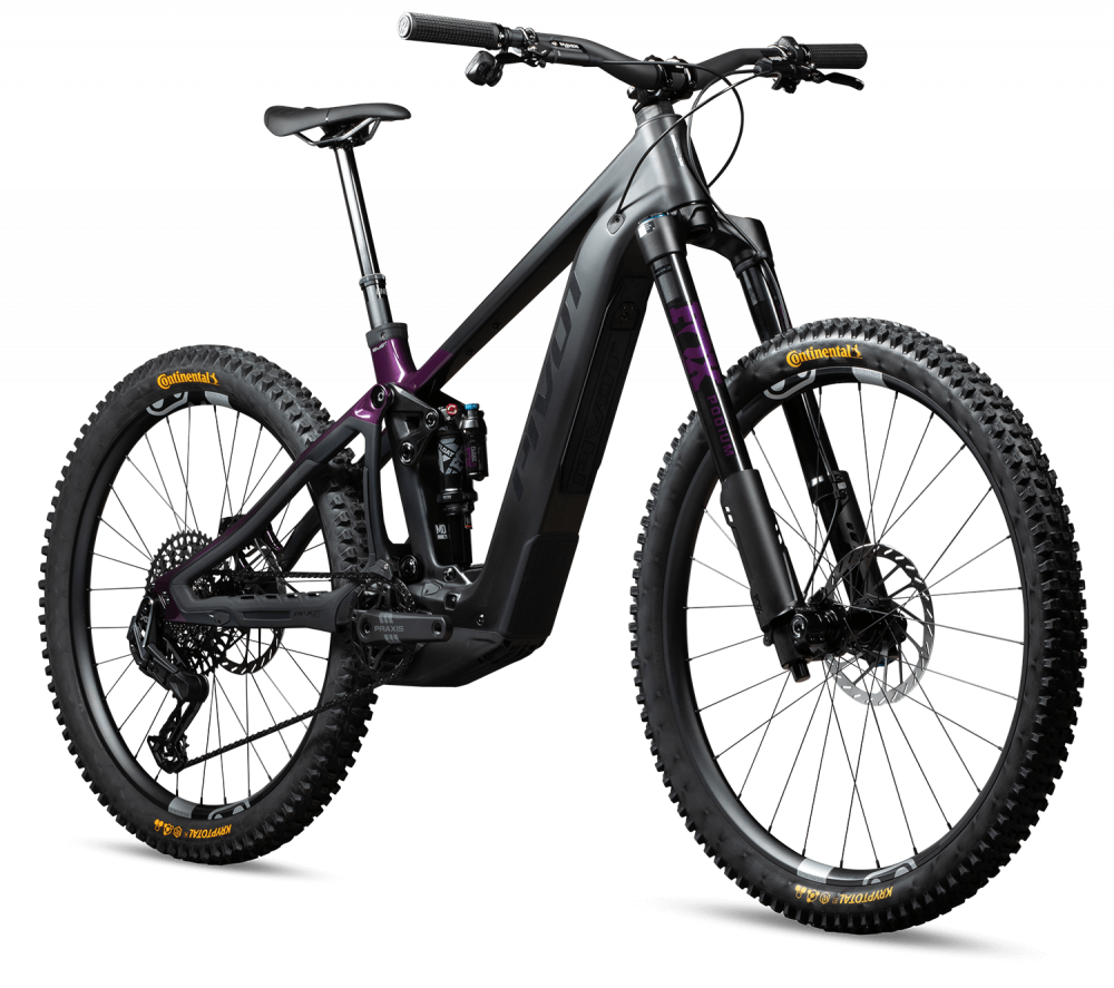 Pivot Shuttle LT Pro X0 Eagle Transmission w/FOX Podium, image 2 – Black Royal Purple