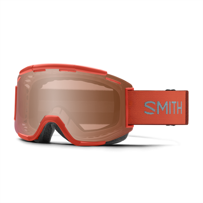 Smith Squad MTB Poppy Terra + ChromaPop Contrast Rose Flash / Clear Anti-Fog MTB-goggles
