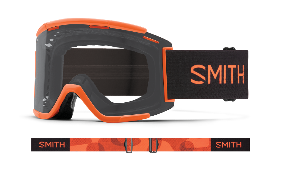 Smith Squad MTB Cinder Haze + ChromaPop Sun Black / Clear Anti-Fog MTB-goggles