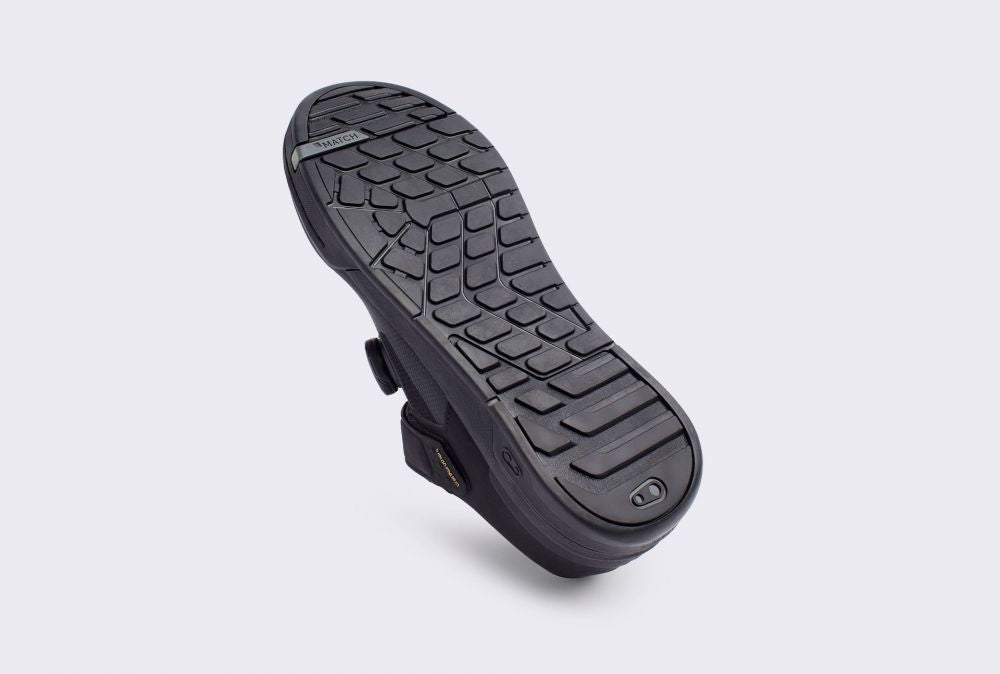 CRANKBROTHERS Stamp Boa+Strap pyöräilykenkä flättipolkimille Black/Gold pohja