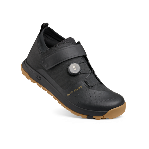 CRANKBROTHERS Stamp Trail Boa+Strap pyöräilykenkä flättipolkimille Black/Gold