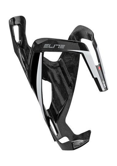 Elite Vico Carbon black/white bottle cage