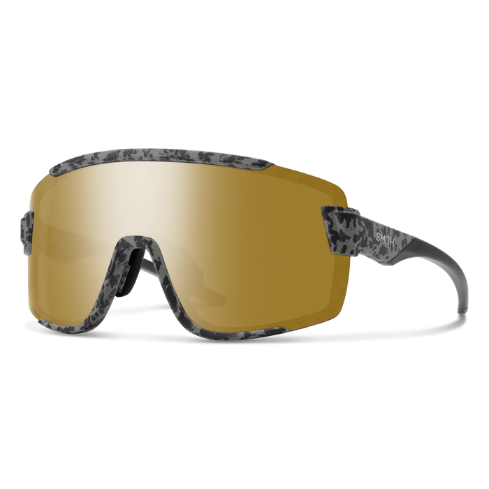 SMITH Wildcat Matte Gray Marble + ChromaPop Polarized Bronze Mirror / Clear AF
