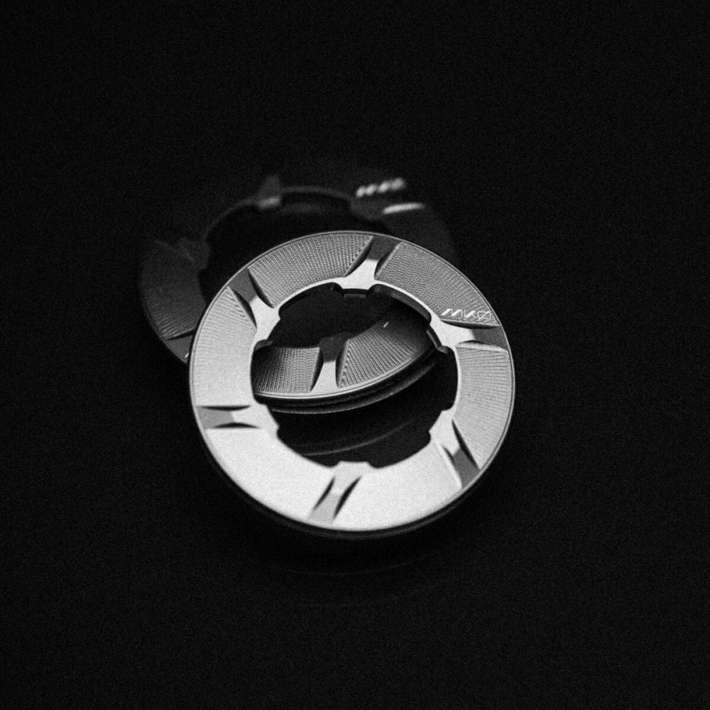 Wolf Tooth MK0 Centerlock Internal Spline lukkorengas Shadow Gray maantie ja gravel pyöriin