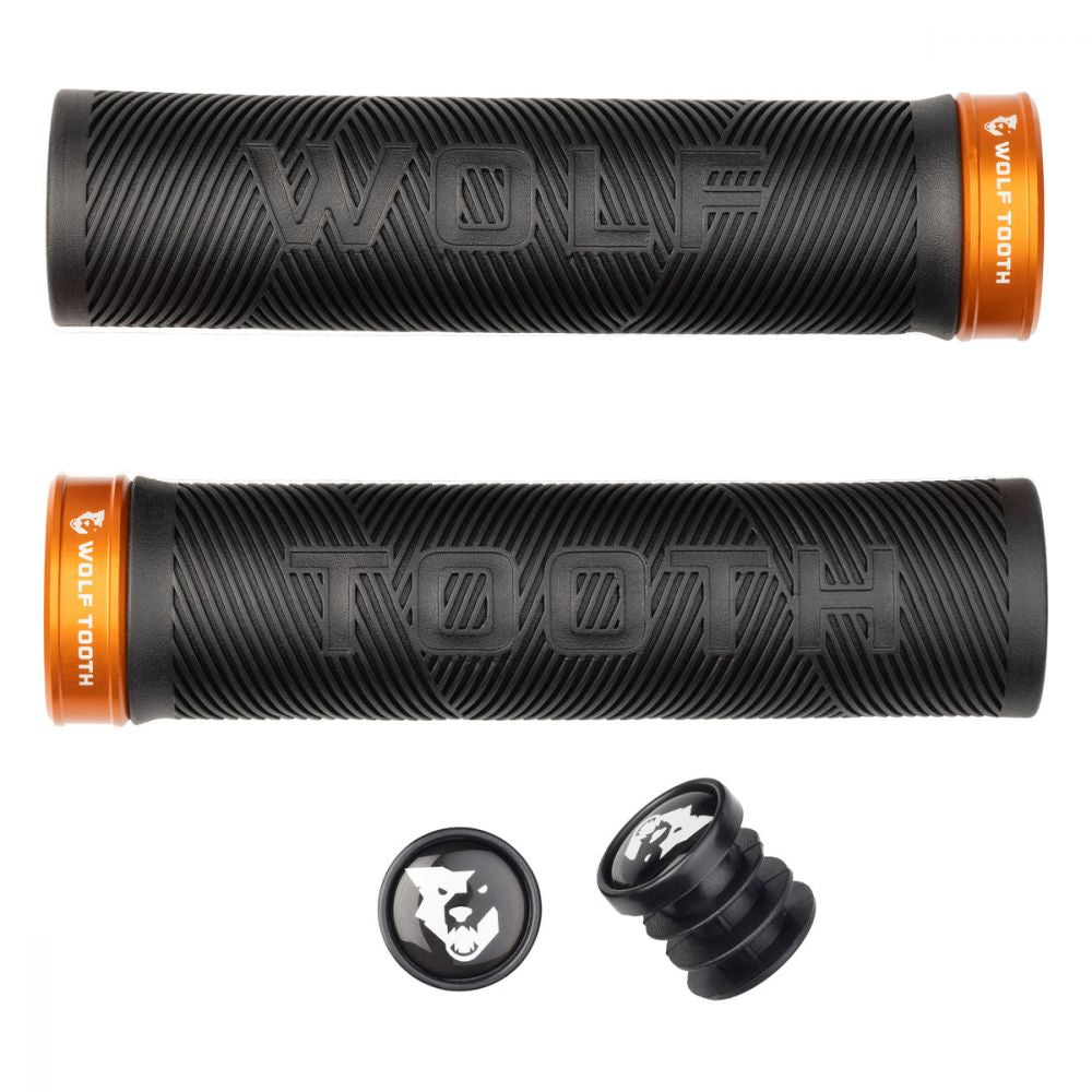 Wolf Tooth Echo Lock-On gripit – Black-Orange