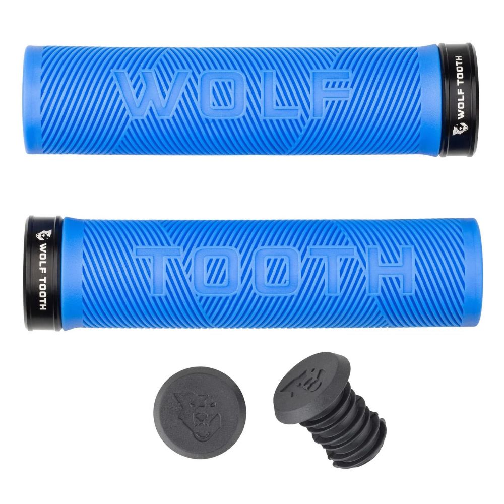 Wolf Tooth Echo Lock-On gripit – Blue-Black