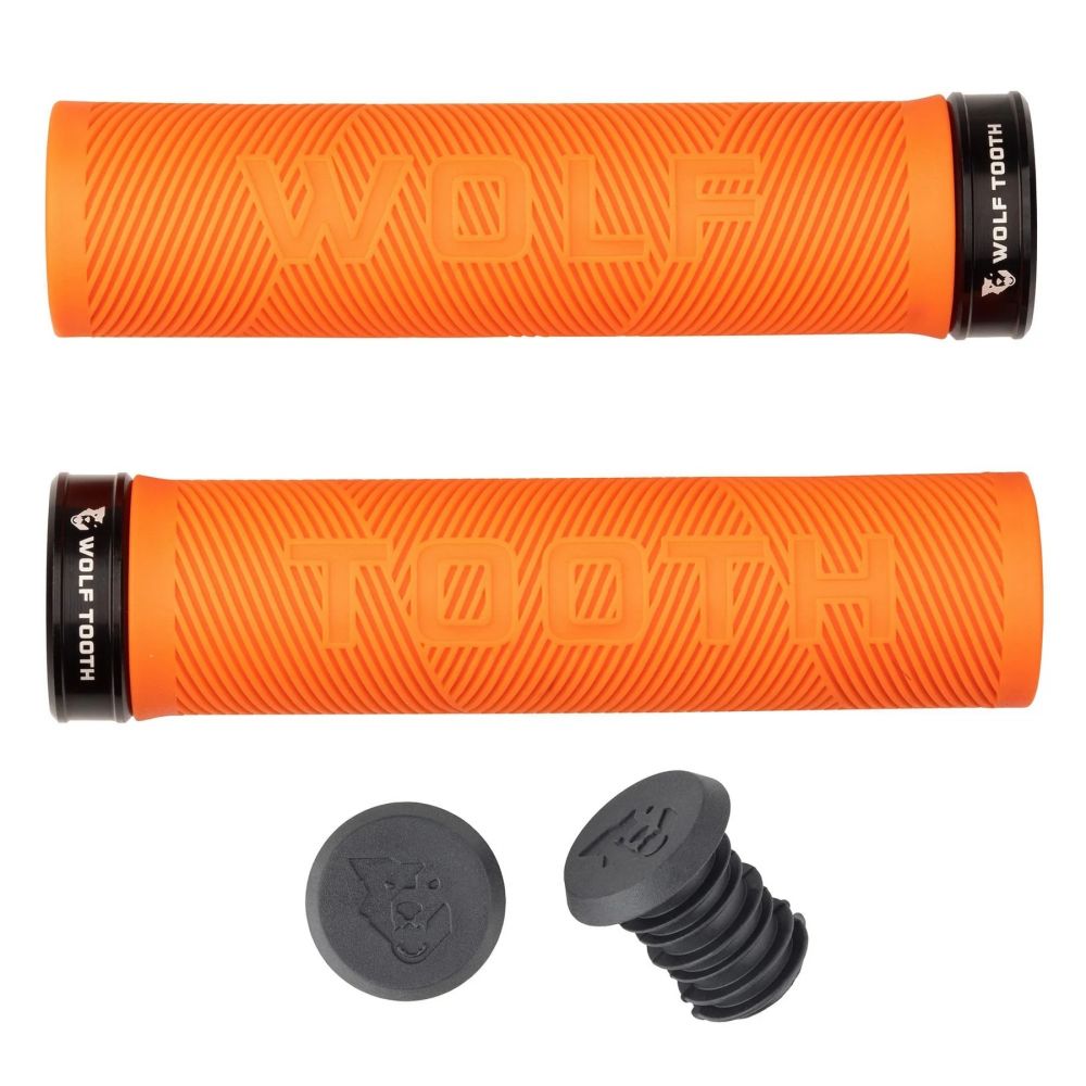 Wolf Tooth Echo Lock-On gripit – Orange-Black