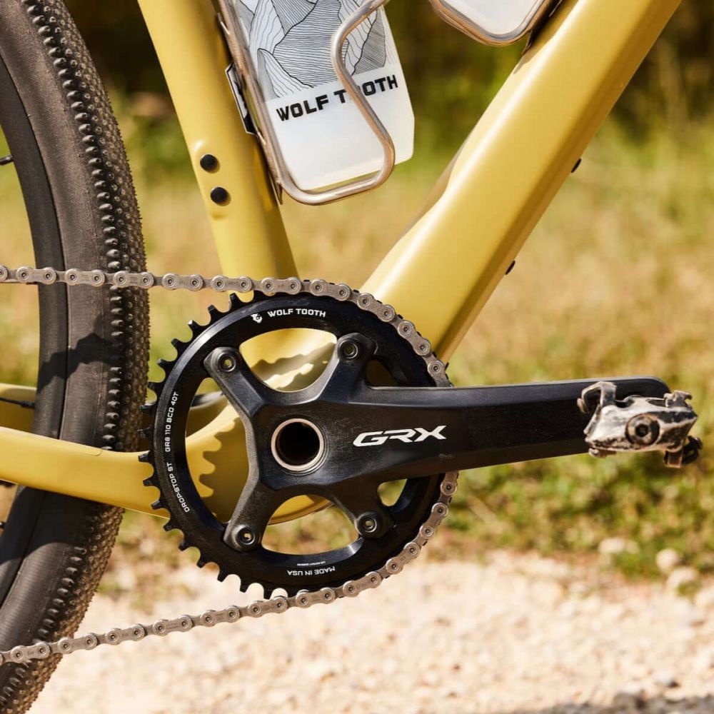 Wolf Tooth 110 BCD Asymmetric 4-Bolt for Shimano GRX Cranks, image 4