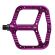 ONEUP Aluminum Wave Pedals Purple