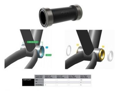 SRAM Bottom bracket DUB PressFit 89,5/92 mm