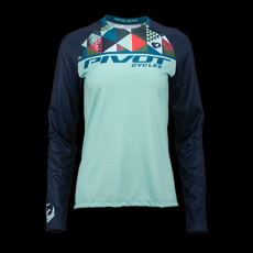 Peahi Long Sleeve Women's Jersey - Mint