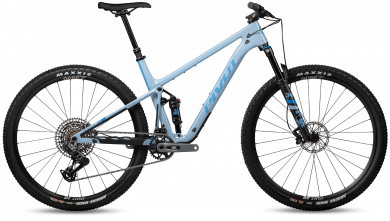 Pivot Mach 4 SL V3 Ride GX Eagle Transmission ICE BLUE