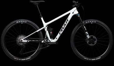Pivot Mach 4 SL Expert XT Di2 hiilikuitu XC täysjousto White Avalanche