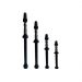Vittoria Multiway Tubeless Venttiili alumiinia musta 2 kpl