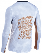 Northwave Bomb Jersey LS white/gold