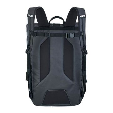 Evoc Duffle Backpack 16L – kompakti ja kestävä reppu päivittäisiin tarpeisiin, jossa yhdistyy tyylikkyys ja käytännöllisyys.