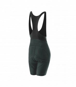 Löffler W Bike Bibshorts Hotbond Forest naisten vihreät pyöräilybibsit