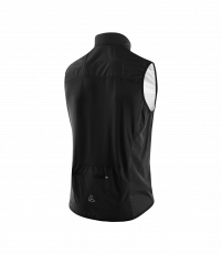 Löffler M Bike Vest CF WPM Pocket Black miesten kevyt musta pyöräilyliivi