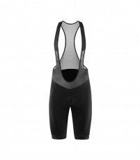 Löffler M Bike Bibshorts Basic miesten mustat pyöräilybibsit Comfort Elastic -pehmusteella