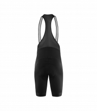 Löffler M Bike Bibshorts Basic miesten mustat pyöräilybibsit Comfort Elastic -pehmusteella