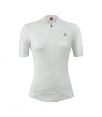 Löffler W Bike Jersey Skys Escape Creme White naisten kevyt pyöräilypaita