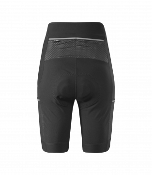 Löffler W Bike Tights Skys Gel naisten pyöräilytrikoot säämiskällä