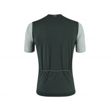 Löffler M Bike Jersey FZ Skys Clear Mid miesten hengittävä pyöräilypaita täyspitkällä vetoketjulla Forest