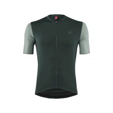 Löffler M Bike Jersey FZ Skys Clear Mid miesten hengittävä pyöräilypaita täyspitkällä vetoketjulla Forest