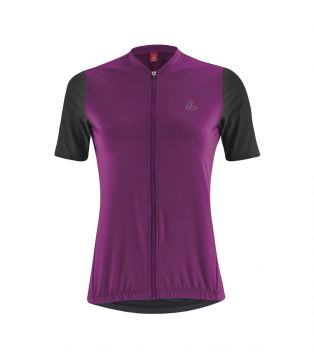Löffler W Bike Jersey FZ Skys Clear Mid Bordeaux Naisten Gravel - paita