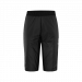 Löffler W Longshorts PL60 PrimaLoft Gold naisten talvishortsit Black