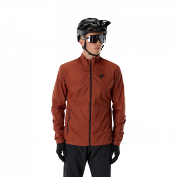 FOX Ranger Wind Jacket Amber Scarlet pakkautuva tuulitakki