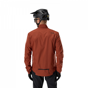 FOX Ranger Wind Jacket Amber Scarlet Cordura Ripstop -materiaalilla