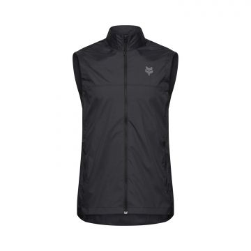 FOX Ranger Wind Vest Black musta tuulenpitävä MTB-liivi