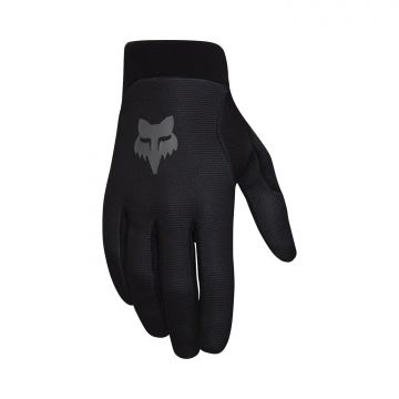 FOX Ranger Gloves Black mustat täyssormiset MTB-hanskat