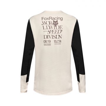 Fox Defend Long Sleeve Jersey Park Special Edition pitkähihainen MTB-paita valkoisena