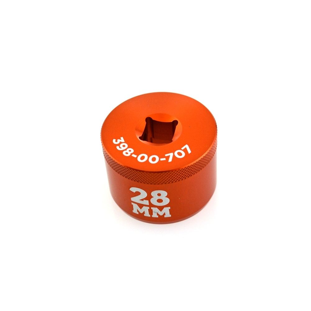 32mm Bike Fork Topcap Socket Tool - Compatible With Fox 36, 38, 40 Forks, Fits 3/8" Ratchet