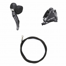 Shimano GRX ST-RX810-L 2x11s Gravelpyörän etuvaihde- ja etujarrukahva ja jarrusatula
