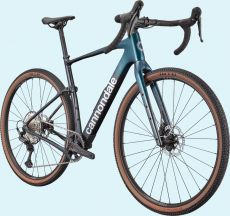 Cannondale Topstone Carbon 3 GRX 1x12 gravel-pyörä hiilikuiturungolla, Kingpin-takajousituksella ja Shimano GRX 1x12 -voimansiirrolla.