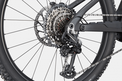Cannondale Moterra LT 1 sähkömaastopyörä – hiilikuiturunko, Bosch CX -moottori ja Fox-jousitus enduroajoon.