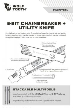 WolfTooth 8-Bit Chainbreaker + Utility Knife Multi-Tool
