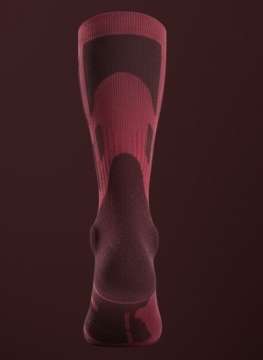 SERYT SHELTER Protective Socks MTB- ja motoajoon takaa kuvattuna
