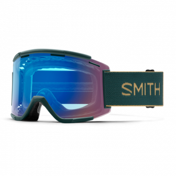 SMITH SQUAD XL MTB Goggles French Navy - Rock Salt ChromaPop Contrast Rose Flash / Clear AF