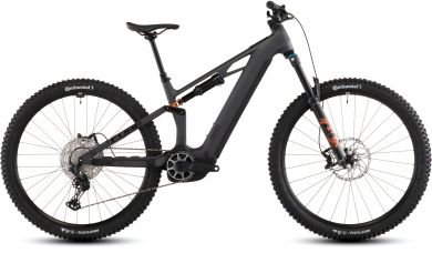 Cube Stereo Hybrid ONE44 HPC SLX 800 S 27,5 sähkömaastopyörä slabgrey orange