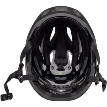 Fox Crossframe Pro Matte Black MTB-kypärä Fidlock-magneettisoljella