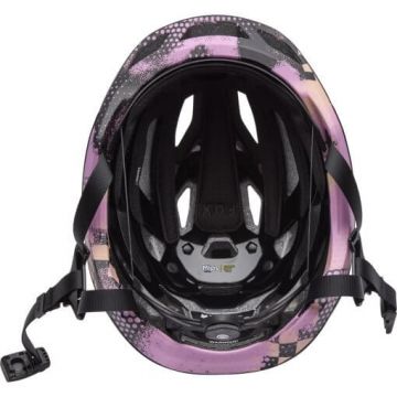 Fox Crossframe Pro Pulse Dusty Rose MTB-kypärä Fidlock-magneettisoljella