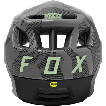Fox Dropframe Pro Camo Grey Camouflage Varizorb EPS maastopyöräilykypärä