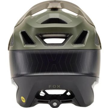 Fox Dropframe Pro Runn Olive Green BOA Fit System MTB-kypärä