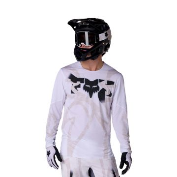 FOX Flexair LS Jersey Diffuse SE White maastopyöräilypaita